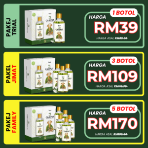 Pakej Raed Cajeput Aromatherapy Oil 100% Semulajadi