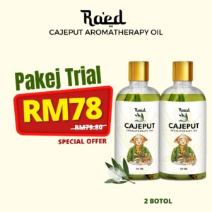 Pakej 2 Botol Raed Cajeput
