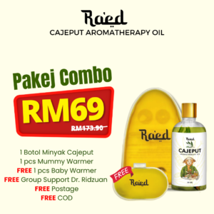 Pakej Combo Warmer - 1 Cajeput 1 Warmer FREE 1pcs Baby Warmer